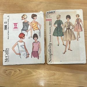 Vintage sewing patterns 1960’s